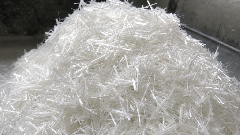 Close up of polypropylene PP fibers used in fire 1788433663782